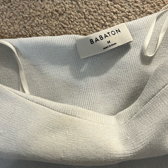 Babaton light blue knit top - Picture 4 of 4